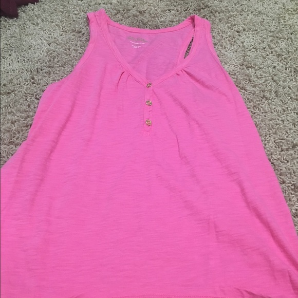 Pink Lilly Tank! Perfect condition/never been worn