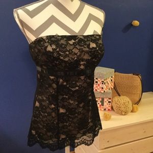 Black Lace Tank