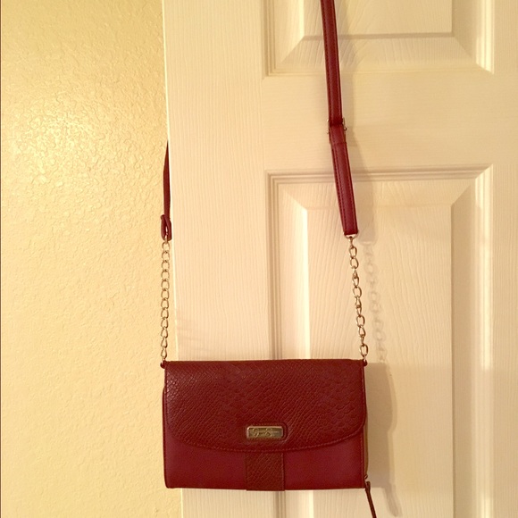 Maroon Jessica Simpson crossbody