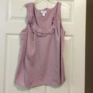 Sleeveless ruffle top