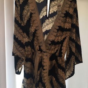 Brand new cozy fox romper