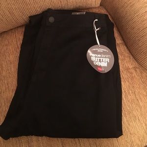 Boot cut butter denim jeans