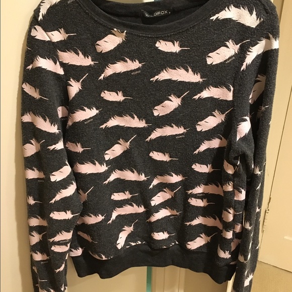 Wildfox feather shirt