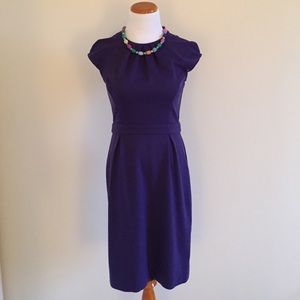 SALE! Shoshanna purple cap-sleeved dress