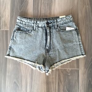 BDG acid wash jean shorts