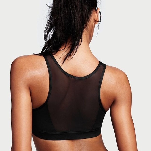 Victoria's Secret Sport High-neck Mesh Sport Bra - Picture 2 of 4