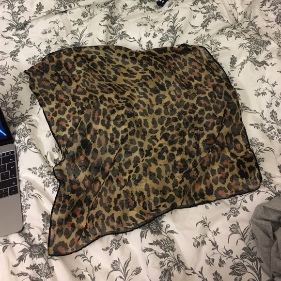 Leopard scarf