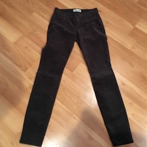 Gray corduroy jeans