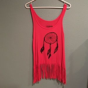 Fringed tank top