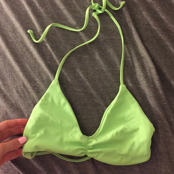 TRADED L*Space Bright Green Three Strap Top - Picture 1 of 2