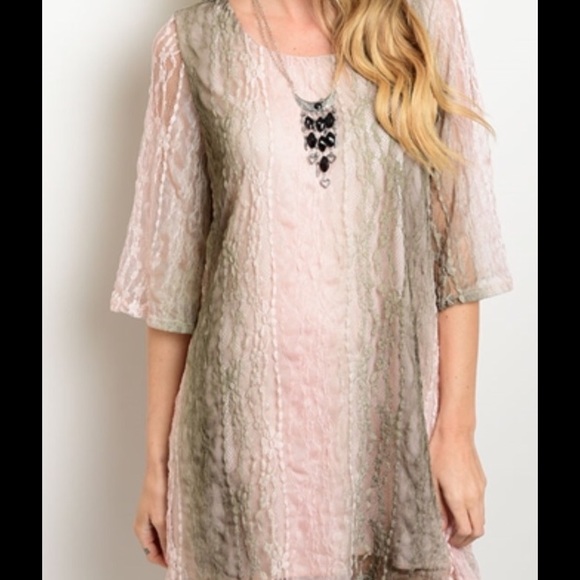 multicolored shift dress - Picture 2 of 4