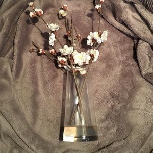 Fake flowers in vase