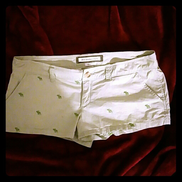 Light green Abercrombie and Fitch shorts