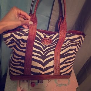 MK zebra print bag