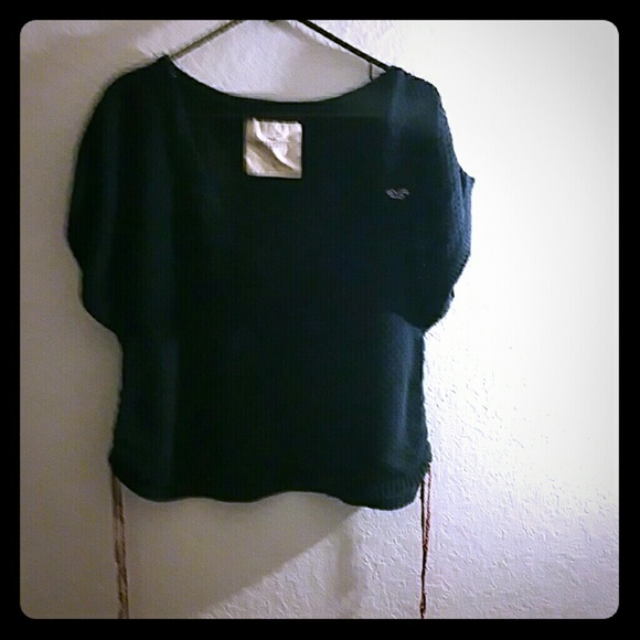 Navy blue knit top - Picture 1 of 1