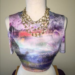 Waterfall Crop Top