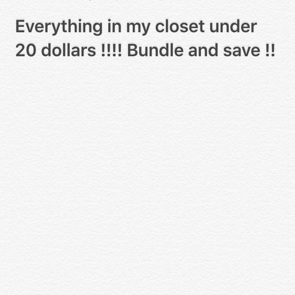Everything is under 20 dollars !
