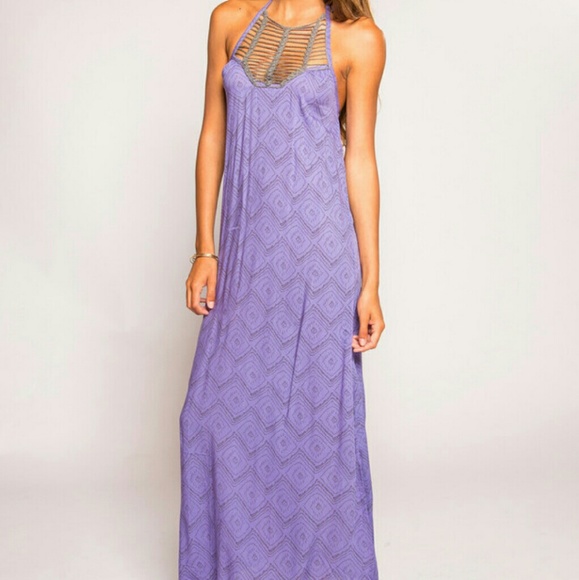 Tiare Hawaii Dresses & Skirts - Tiare Hawaii Crochet Halter Maxi