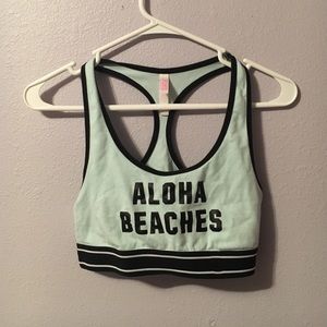 PINK aloha beaches sports bra PINK aloha beaches sports bra