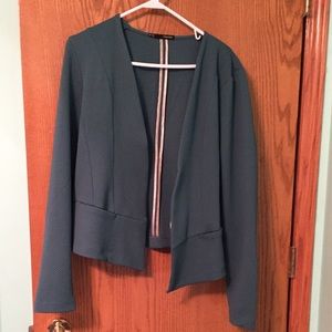 XL Blueish Green Textured Maurices Blazer