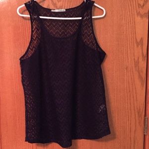 XL Maurice's Deep purple tank