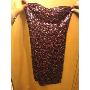 SEXY STRAPLESS DRESS