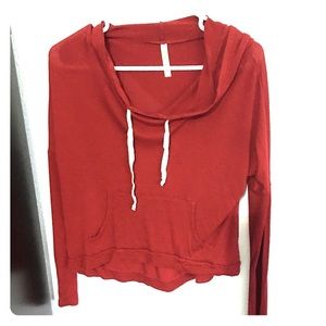 Light and flowy red sweater