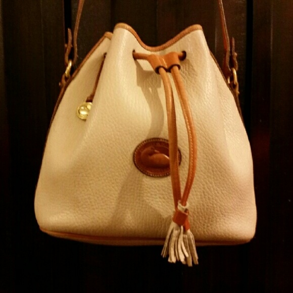Dooney&bourke all weather leather bucket bag