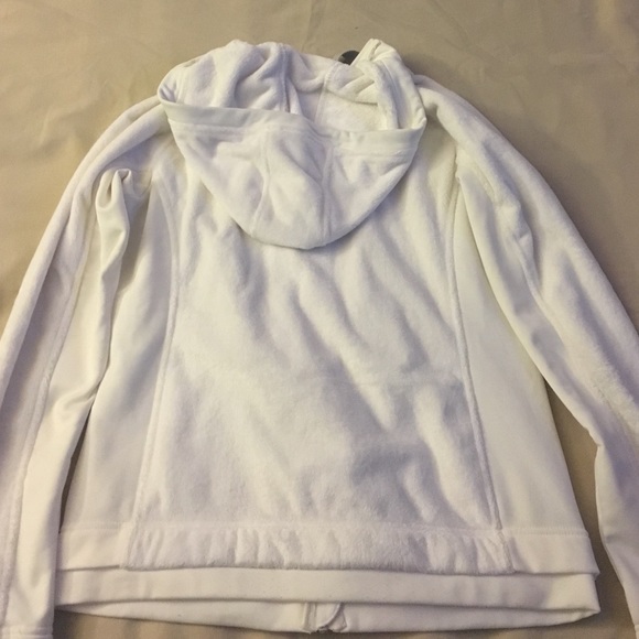 Columbia Plush White Fleece Jacket - Picture 3 of 4