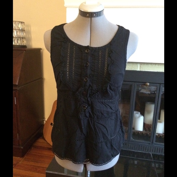Anthropologie odille eyelet sleeveless tank - Picture 2 of 4