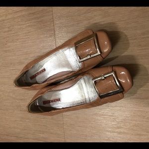 Authentic Prada nude flats size 7