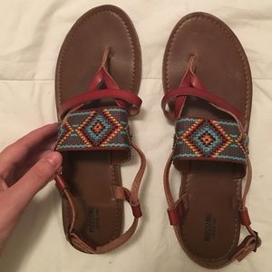 Aztec sandals