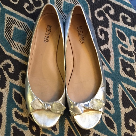 MICHAEL Michael Kors Peep-Toe Flats