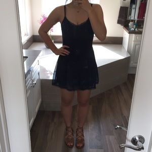 Lucca Couture polka dot print dress