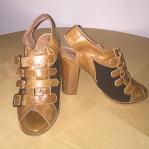 Leather Strap Pumps