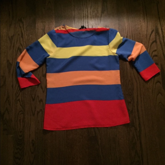 Silk Striped J. Crew top