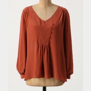 Anthropologie (Lil) "Silk-Slung" Blouse