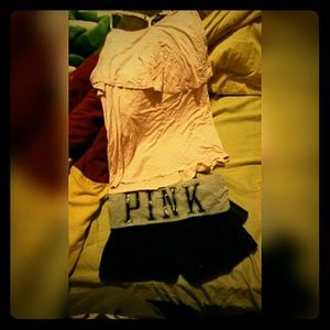 Victoria secret shorts and forever 21 top