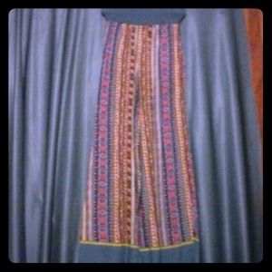Rue 21 Blue floral Ptint Palooza Pants sm