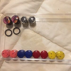 🆕LOT OF 6 pairs of 7/16 gauges