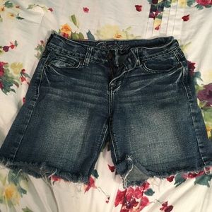 Denim shorts