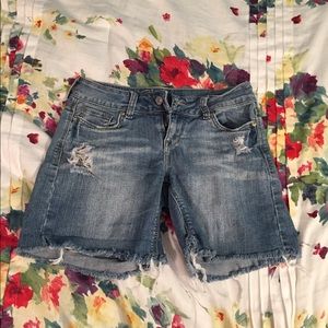 Denim shorts