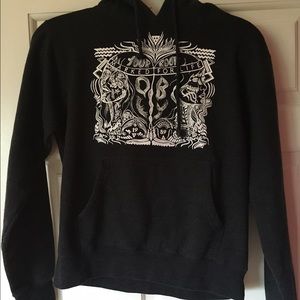 OBEY Marked For Life Logo Hoodie Small