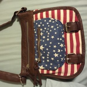 American Flag Cross-body Purse