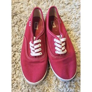 Burgundy Keds
