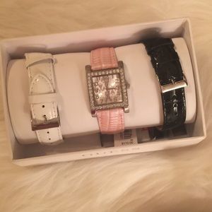 Guess 3 pc set watch