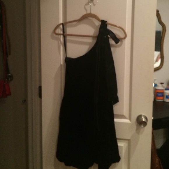 Black DVF dress