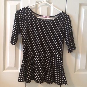 Francesca's peplum top