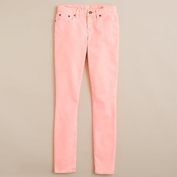 J crew peach toothpick ankle pants. - Picture 2 of 3