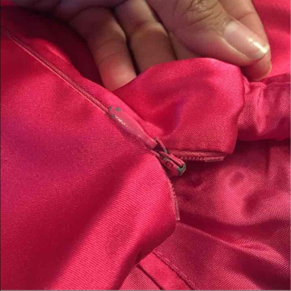 Color block pink & black halter dress - Picture 3 of 4